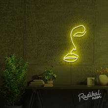 Load image into Gallery viewer, "Vision" Continuous Line Figure Neon Sign