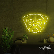 Load image into Gallery viewer, Pug Dog Neon Sign