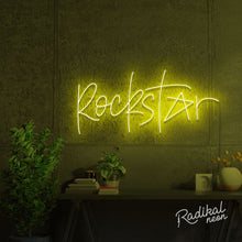Load image into Gallery viewer, "Feelin' like a..." Rockstar Neon Sign