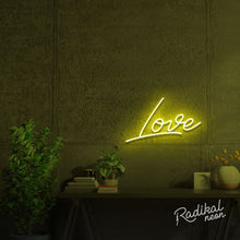 Load image into Gallery viewer, Big Love LED Neon Sign