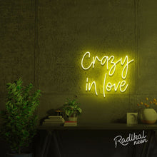 Load image into Gallery viewer, Crazy in love Neon Sign