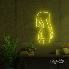 Load image into Gallery viewer, "Nudy Booty" Naked Figure Neon Sign