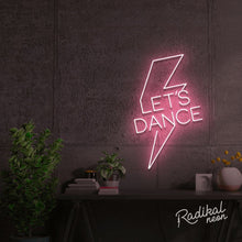 Load image into Gallery viewer, "Let’s Dance" Bowie Neon Sign - Blush Pink