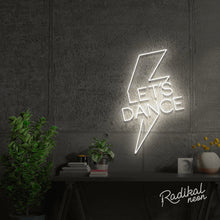 Load image into Gallery viewer, "Let’s Dance" Bowie Neon Sign - Cool White