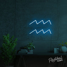 Load image into Gallery viewer, Aquarius Neon Sign