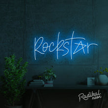 Load image into Gallery viewer, "Feelin' like a..." Rockstar Neon Sign