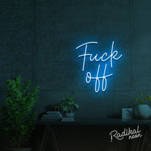 Load image into Gallery viewer, fuck off neon sign