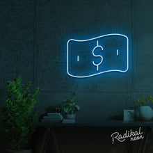 Load image into Gallery viewer, neon money sign