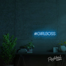 Load image into Gallery viewer, Girlboss Neon Sign