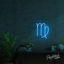 Load image into Gallery viewer, Virgo Zodiac Neon Sign