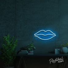 Load image into Gallery viewer, "Smooch" Lips Neon Sign