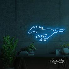 Load image into Gallery viewer, Mustang Neon Logo Sign