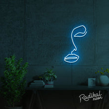 Load image into Gallery viewer, "Vision" Continuous Line Figure Neon Sign