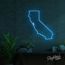 Load image into Gallery viewer, State of California Neon Sign