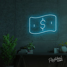 Load image into Gallery viewer, neon money sign