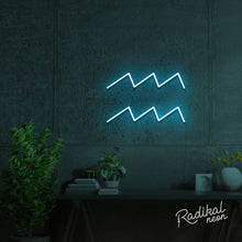 Load image into Gallery viewer, Aquarius Neon Sign