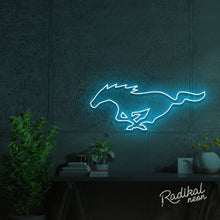 Load image into Gallery viewer, Mustang Neon Logo Sign