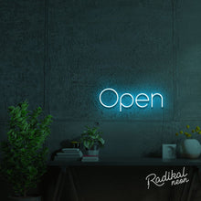 Load image into Gallery viewer, "The Essential" Open Neon Sign