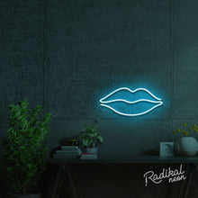 Load image into Gallery viewer, "Smooch" Lips Neon Sign