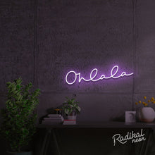 Load image into Gallery viewer, "It's French" Oh la la Neon Sign