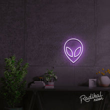 Load image into Gallery viewer, alien neon sign