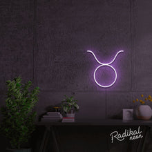 Load image into Gallery viewer, Taurus Neon Sign