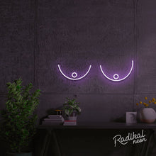 Load image into Gallery viewer, boob neon light