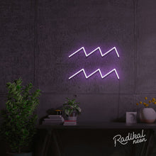 Load image into Gallery viewer, Aquarius Neon Sign