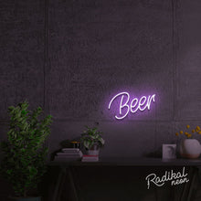Load image into Gallery viewer, Beer LED Neon Sign