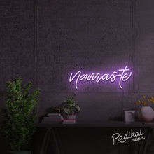 Load image into Gallery viewer, "Divine" Namaste Neon Sign