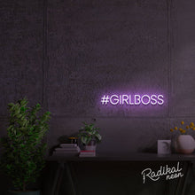 Load image into Gallery viewer, Girlboss Neon Sign