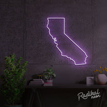 Load image into Gallery viewer, State of California Neon Sign