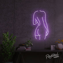 Load image into Gallery viewer, "Nudy Booty" Naked Figure Neon Sign