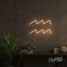Load image into Gallery viewer, Aquarius Neon Sign