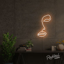 Load image into Gallery viewer, "Vision" Continuous Line Figure Neon Sign