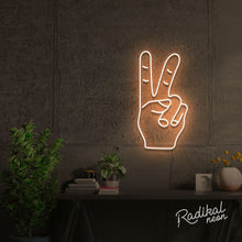Load image into Gallery viewer, Peace Out! Neon Sign
