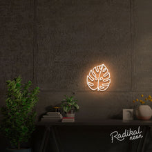 Load image into Gallery viewer, Monstera Leaf II Neon Sign