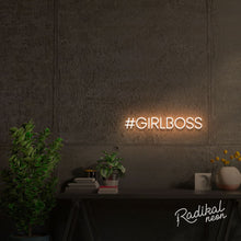 Load image into Gallery viewer, Girlboss Neon Sign