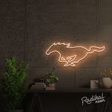 Load image into Gallery viewer, Mustang Neon Logo Sign