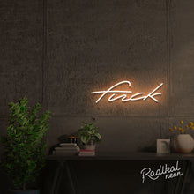 Load image into Gallery viewer, "Another naughty word" Fuck Neon Sign
