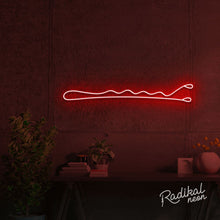 Load image into Gallery viewer, Bobby Pin Neon Sign