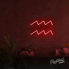 Load image into Gallery viewer, Aquarius Neon Sign