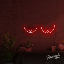 Load image into Gallery viewer, boob neon light