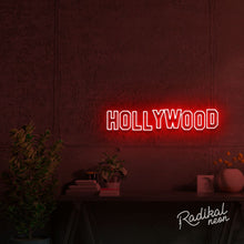 Load image into Gallery viewer, Hollywood LED Neon Sign