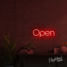 Load image into Gallery viewer, "The Essential" Open Neon Sign