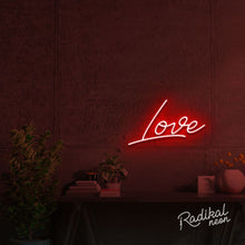 Load image into Gallery viewer, Big Love LED Neon Sign