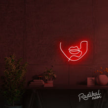 Load image into Gallery viewer, "Speak" Continuous Line Figure Neon Sign