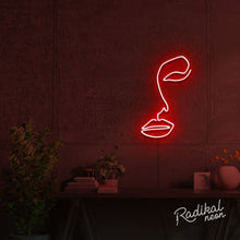 Load image into Gallery viewer, "Vision" Continuous Line Figure Neon Sign