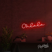 Load image into Gallery viewer, "It's French" Oh la la Neon Sign