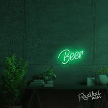 Load image into Gallery viewer, Beer LED Neon Sign